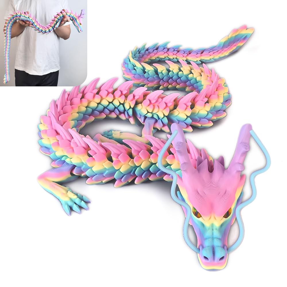 Amazon.com: WUQIREN 40inch Super Large 3D Printed Dragon,Bigger